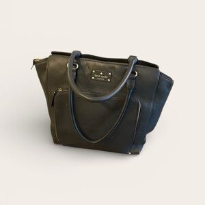 Kate Spade Black Pebbled Leather Tote